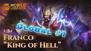 GLOBAL 1 FRANCO IS UNSTOPPABLE! 🤯 PERFECT HOOKS Carry Game in Mythic Rank | MLBB Roamer