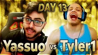 PewDiePie Calls T1 a Normie | YASSUO VS TYLER1 - $10K BET: DAY 13
