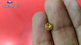 60 Cent Natural Yellow Diamond | StoneJwellery.com | +91-9868-401180