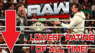 РЕКОРДНО НИЗКАЯ ПРОСМОТРНОСТЬ RAW! САМЫЙ НИЗКИЙ РЕЙТИНГ В ЭПОХУ WWE RAW НА NETFLIX! #WWE #WWERAW