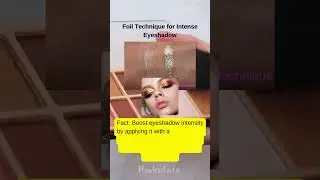 Foil Technique for Intense Eyeshadow