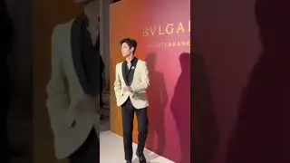 Yang Yang & Liu Yifei reunited again for Bulgari Mediterranea Event 2023. #YangYang #LiuYifei