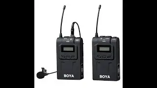 BOYA UHF WIRELESS MICROPHONE SYSTEM BY-WM6