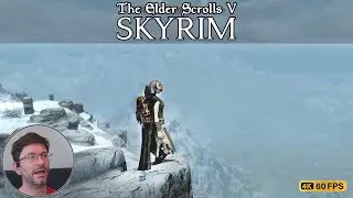 Dragon Encounter At High Hrothgar - Modded Skyrim #4: Environment Artist Explores (PC-4K)