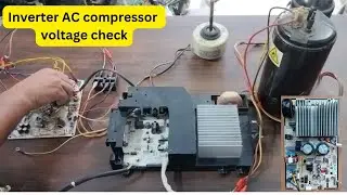 Inverter AC compressor voltage check