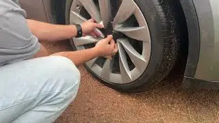 How-To Remove Tesla Model Y Juniper Helix 2.0 20&rdquo; Wheel Caps