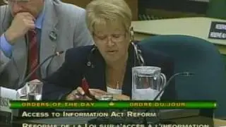 Michelle Simson questions Justice Department staff in Ethics Committee
