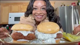 How To Make The Most Crispy Codfish Sandwich & Homemade Tarter Sauce!