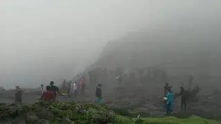 Lohagad (Fort )#Trek - Reverse WaterFall  in Monsoon