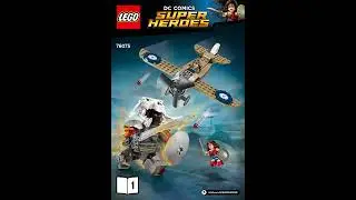 Lego Instructions 76075   DC Comics Super Heroes    Wonder Woman Warrior Battle 1 2   2017