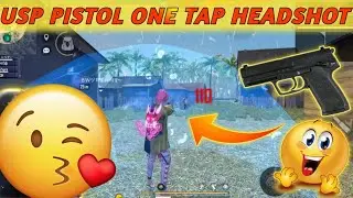 USP HEADSHOT TRICK 😱🔥 | USP PISTOL ONE TAP HEADSHOT TRICK | FREE FIRE ONE TAP HEADSHOT TRICK