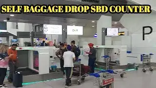 Self Baggage Drop SBD counter | Delhi T3 | Bangalore | Mumbai | Update | How to use ?