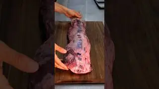 How to trim a whole beef tenderloin like a pro #bbq #filetmignon #steak #meat #cooking