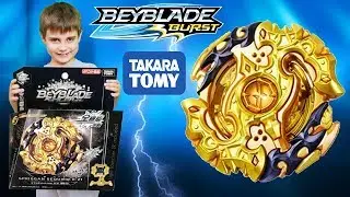 ОРИГИНАЛЬНЫЙ ЗОЛОТОЙ СПРАЙЗЕН РЕКВИЕМ БейБлэйд Обзор Битва Gold Spryzen Requiem BeyBlade Burst