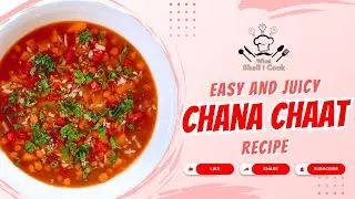 Quick Simple Juicy Chatpati Chana Chaat Recipe by What Shall I Cook