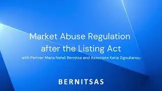Podcast Ep.7: Market Abuse Regulation after the Listing Act