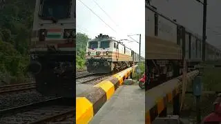 Fastest WAP-5  Kulik Express Skip Railgate #Shorts