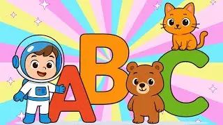 ABC Song for Kids | The Fun Alphabet Parade with Animals, Rhymes & Learning