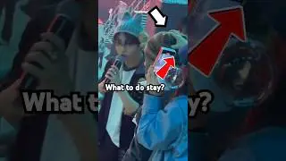 Stay what you're doing😏 #hyunjin #straykids #fanmeeting
