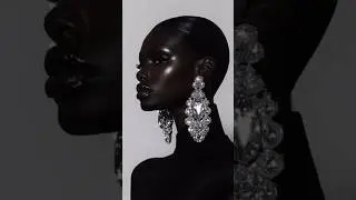 Black Beauty Hits Different  #fashion #anokyai #supermodel  #makeup