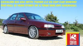 Cavalier GSi 4x4 with 3.0 V6 cop car engine. A real one-off Vauxhall. Full story & road test action!