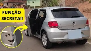 Para que serve o Botão na porta dos carros Volkswagen Gol, Voyage...