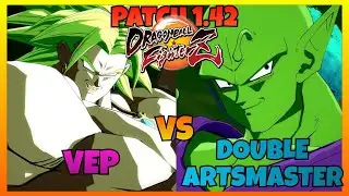 DBFZ - VEP vs DOUBLEARTSMASTER gameplays (Android 21, Cell, Z Broly vs Z Broly, Piccolo, GT Goku)
