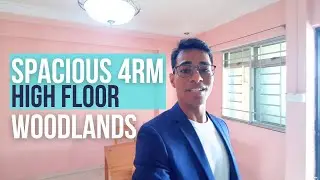 High Floor 4 Room HDB For Sale At 617 Woodlands Ave 4, Singapore!