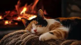 Cozy Jazz with Purring Cat (3 hours) for Sleep and Relax