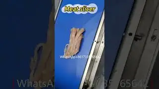 New Design Conveyor Type Chicken Breast Beef Slicer Fresh Meat Slicing Strips Cutting Machine