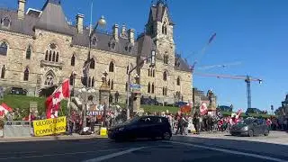 Protest at Parliament Hill on Sept. 15, 2025