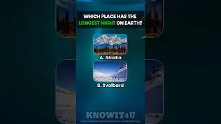 🌍🌑🕰️ Geography Quiz: No SUN for 4 MONTHS? #geography #geographyquiz #trivia #facts #quiz