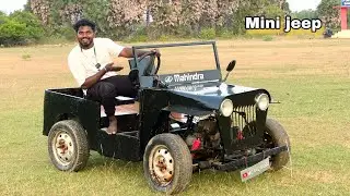 Own making mahindra mini jeep ⚙️💯🥵 / வெறித்தனமான பவர்புல் ஜீப் 