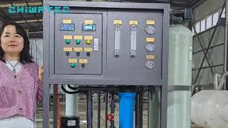 Chiwatec RO system - Sand filter and multi media filter backwash