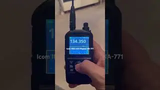 Icom ID-52 with the Nagoya NA-771 Antenna #icom