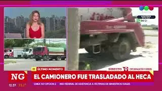 Último momento choque de camiones y traslado en helicóptero |TELEFE ROSARIO