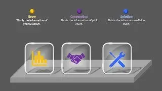 Create 3 Step Crystal photo frame Infographic/PPT Presentation/Graphic Design/free PPT template 21