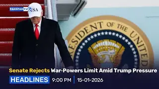 US Senate Rejects War‑Powers Limit as Trump Pressures GOP | PakistanTV