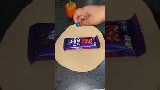 Dairy Milk Chocolate cover paratha🍫#ytshorts#shortvideo#viral #trendingshorts #youtubeshorts #shorts