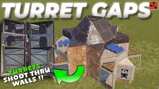 Mini SOLO Villain Base | 3-WAY TURRET GAPPED Base on Single TC | RUST