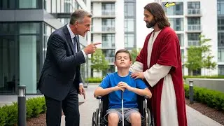 “Haz que este niñito ciego vea ahora.” desafió el millonario… hasta que Jesús tocó su rostro…