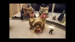 Christmas Village & Bachmann  Trolley - 2016