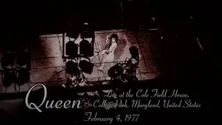 Queen - Feb. 4th, 1977 - Live at the Cole Field House, College Park, Maryland, United States