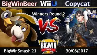 BigWinSmash 21 - Winners Round 2 - BigWinBeer (Duck Hunt Duo) v Copycat (Bayonetta)