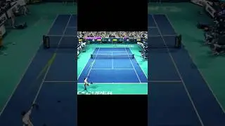 Epic Rally #tennisrally #tennisskills #tennis #gaming #shorts #matchpoint