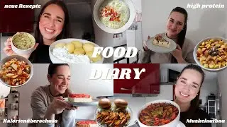 Food Diary zum zunehmen💪🏻🍔🥑🍰 | high Protein Rezepte zum Muskelaufbau🤭