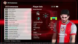 U.S. Cremonese 2025/2026 Facepack PES 2021-SPFL2026