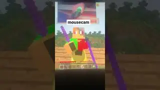 minecraft with mouse-/handcam #minecraft #reduce #mousecam #handcam #clicksounds