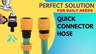 Perfect Hose Connector for Daily Use | How to Connect Hose to Tap (Metal Connector) - Hindi