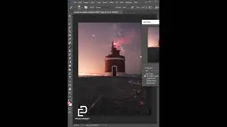 Lens Flare Effect | Photoshop Tutorial #shorts